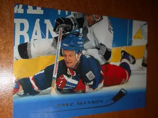 футбол. карточка = 103 - Dave Manson - Winnipeg Jets