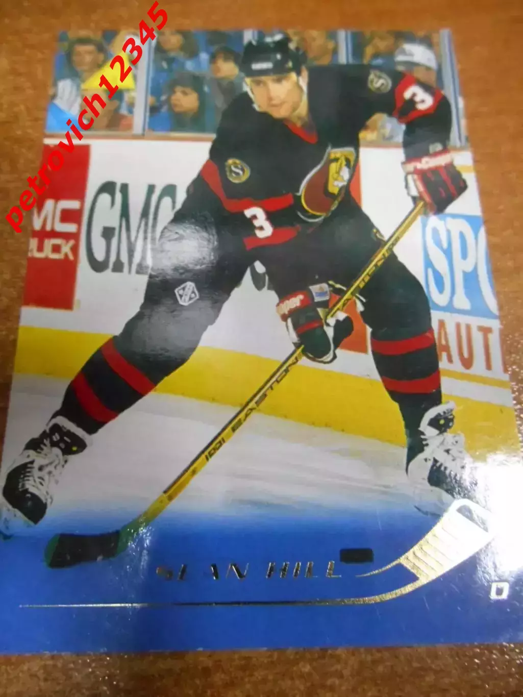 футбол. карточка = 93 - Sean Hill - Ottawa Senators