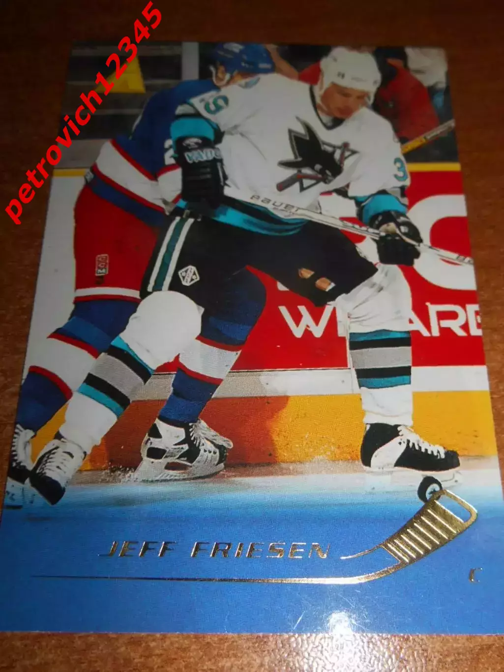 футбол. карточка = 55 - Jeff Friesen - San Jose Sharks