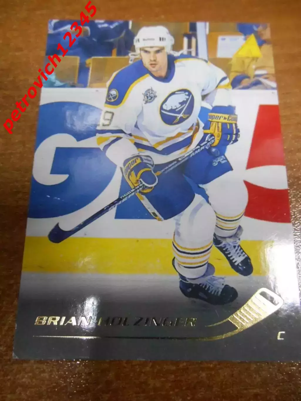 футбол. карточка = 205 - Brian Holzinger - Buffalo Sabres