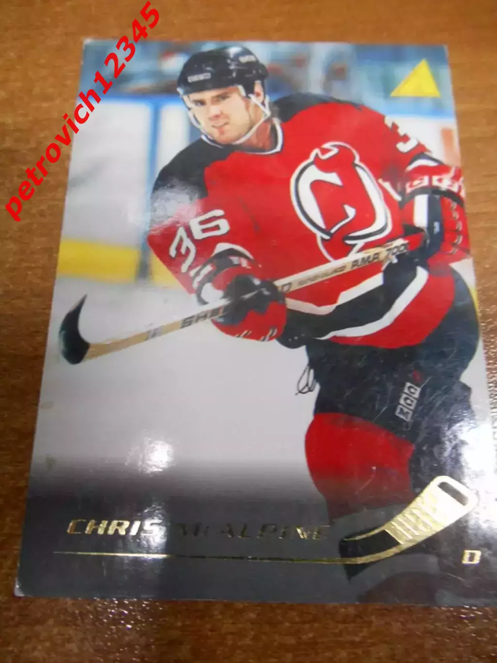 футбол. карточка = 210 - Chris McAlpine - New Jersey Devils