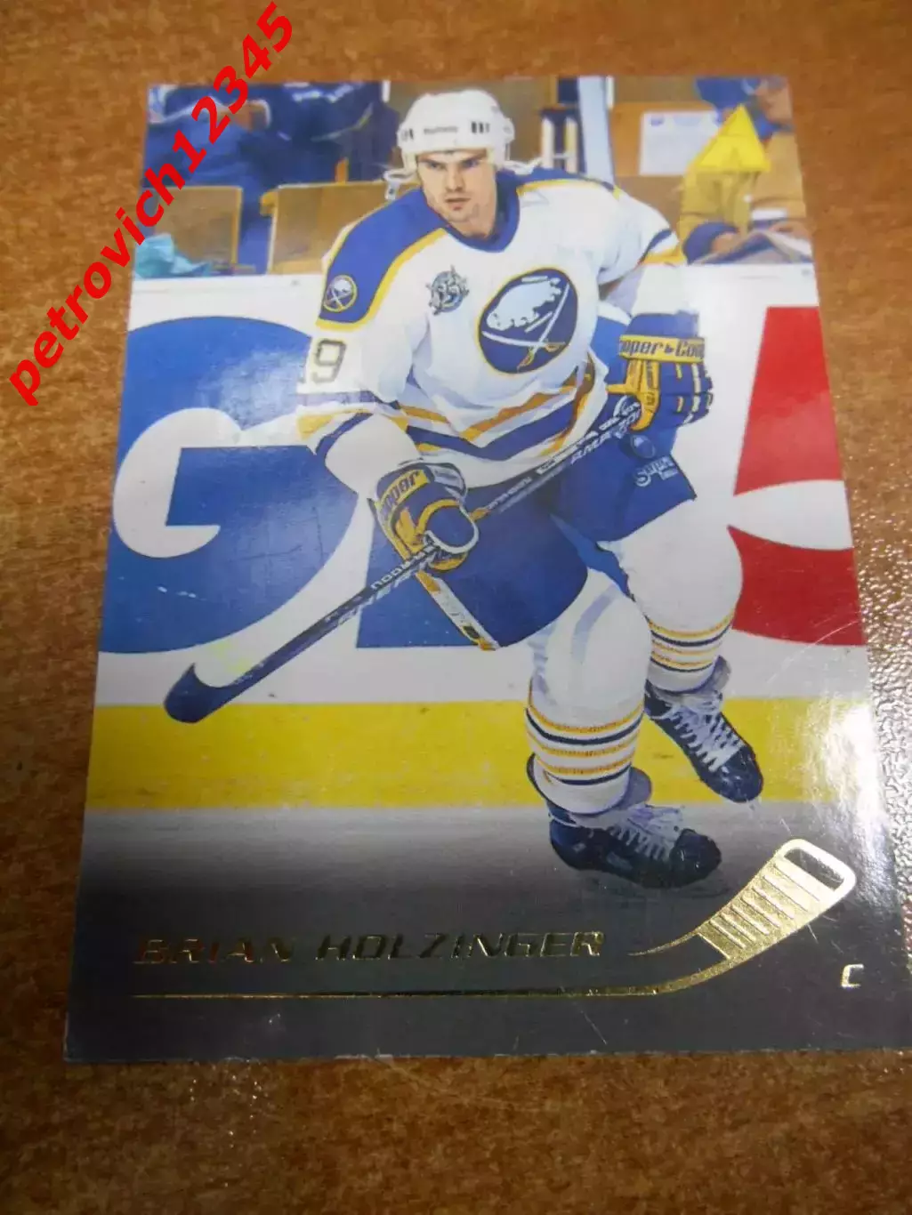 футбол. карточка = 205 - Brian Holzinger - Buffalo Sabres