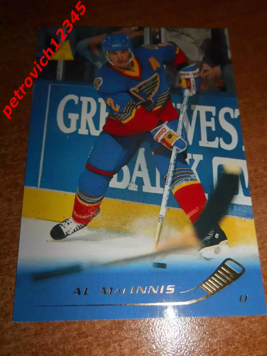 футбол. карточка = 79 - Al MacInnis - St. Louis Blues