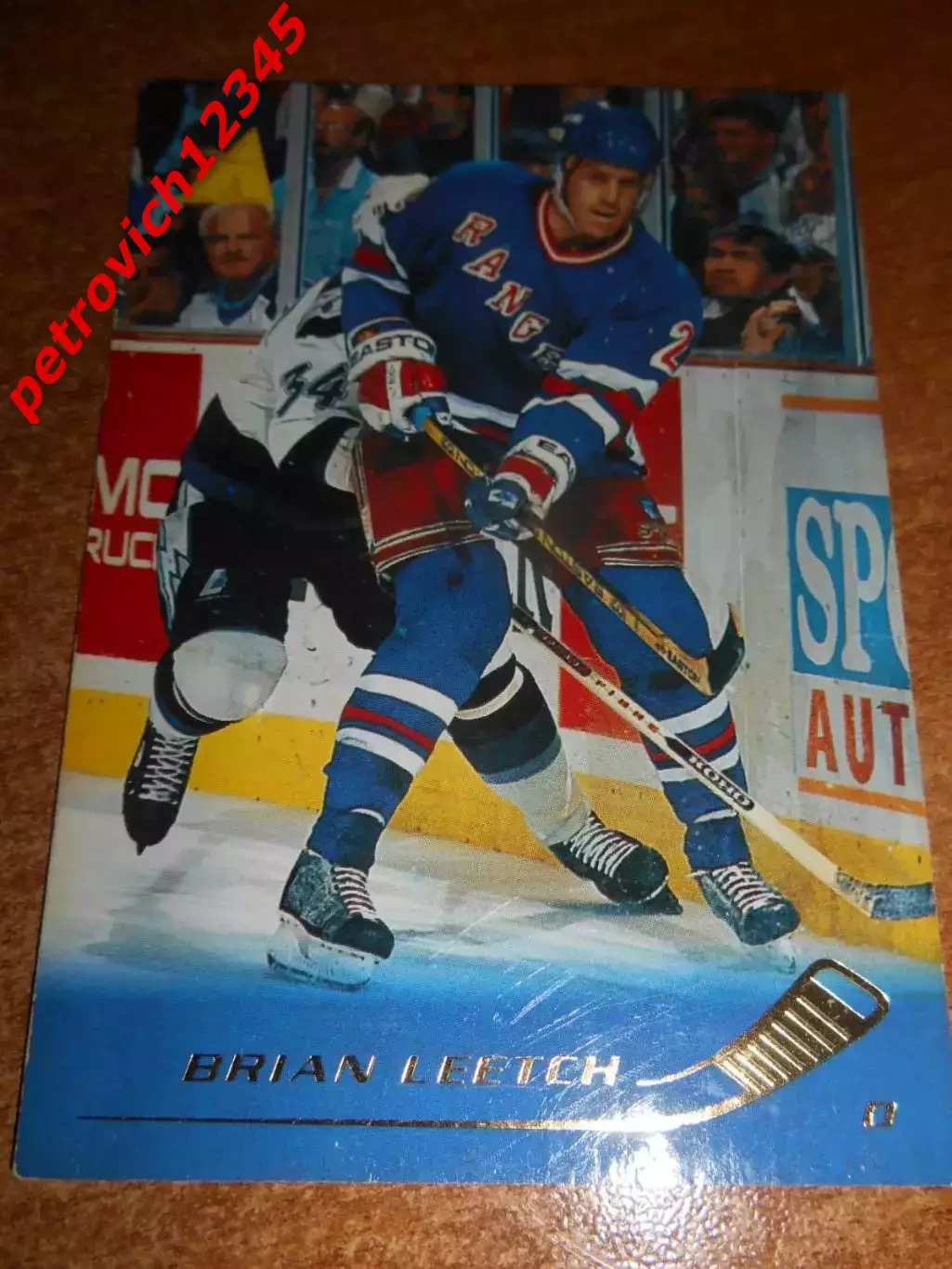 футбол. карточка = 133 - Brian Leetch - New York Rangers