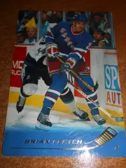 футбол. карточка = 133 - Brian Leetch - New York Rangers