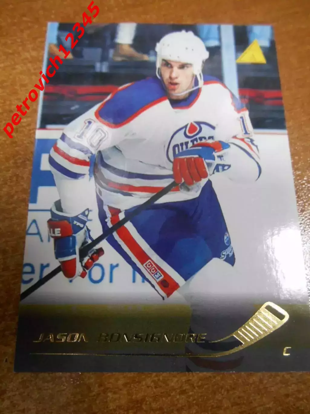 футбол. карточка = 207 - Jason Bonsignore - Edmonton Oilers
