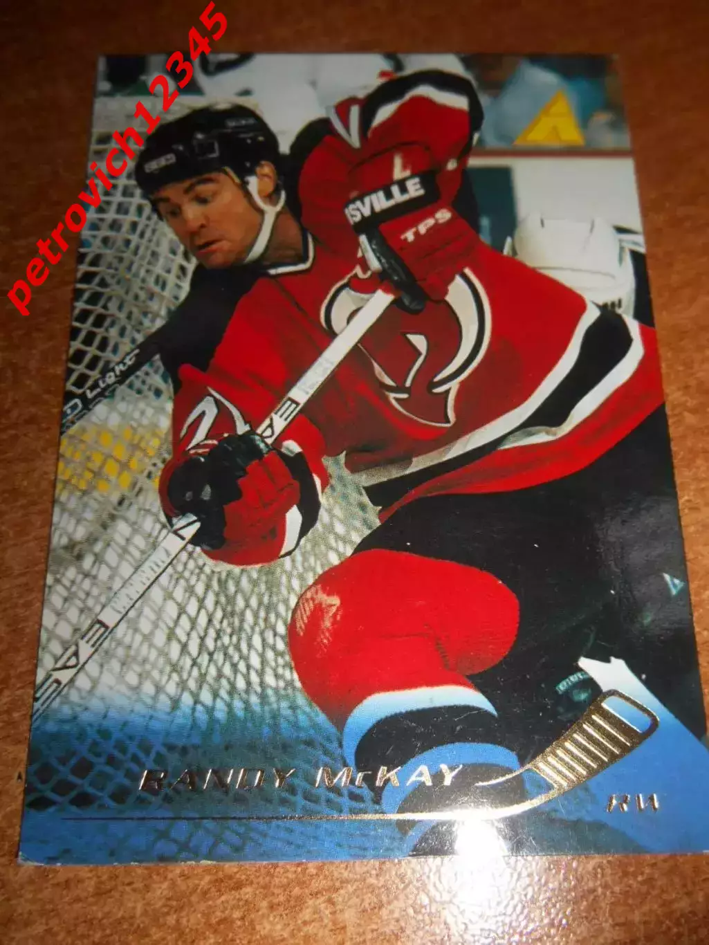 футбол. карточка = 92 - Randy McKay - New Jersey Devils