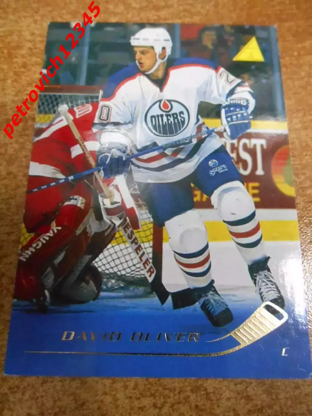 футбол. карточка = 42 - David Oliver - Edmonton Oilers