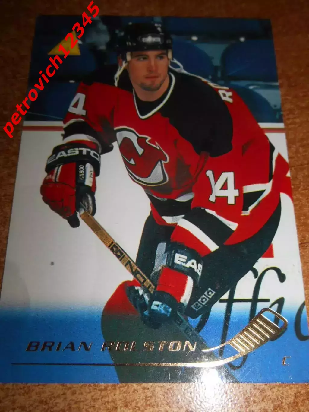 футбол. карточка = 172 - Brian Rolston - New Jersey Devils