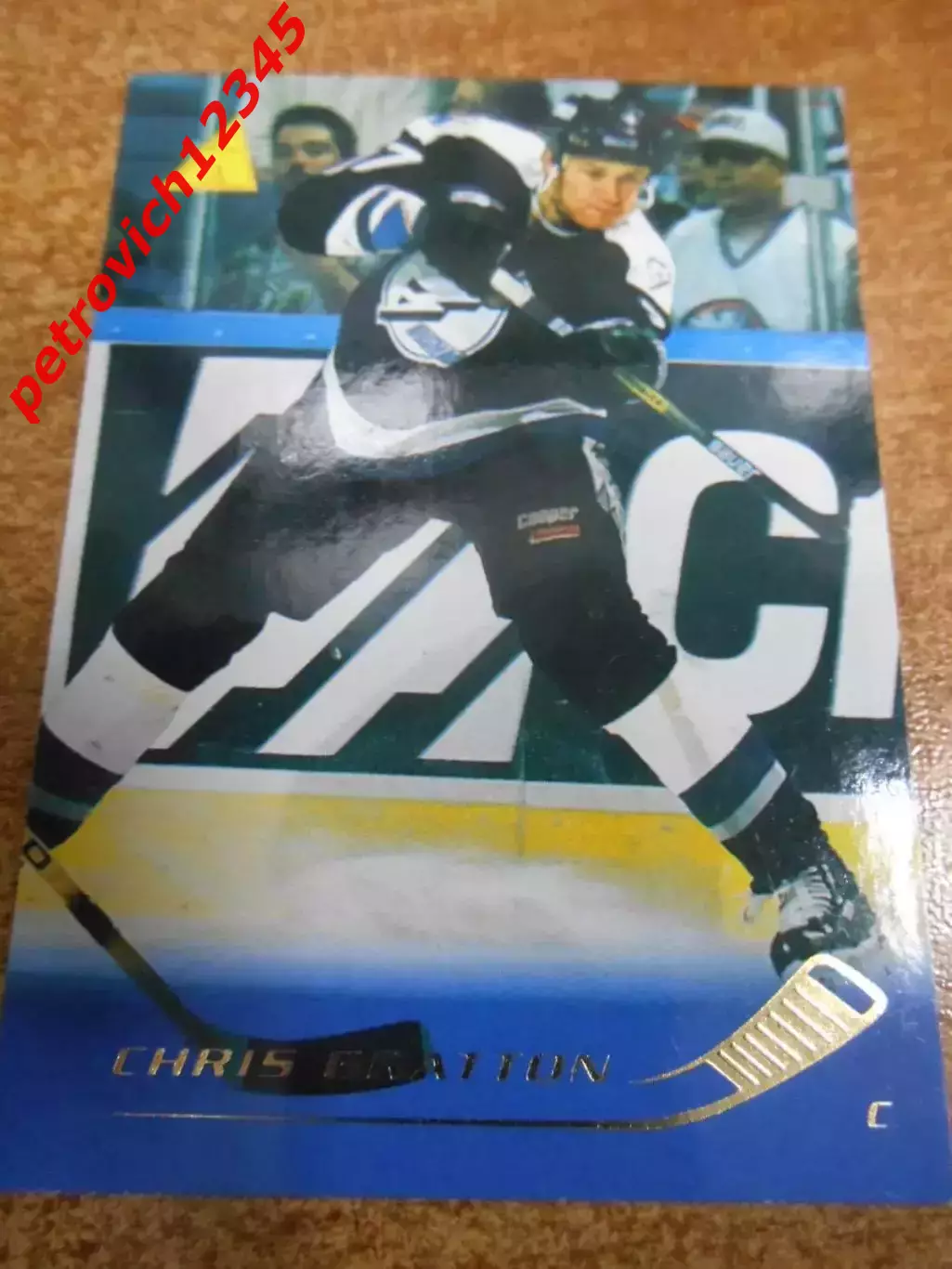 футбол. карточка = 33 - Chris Gratton - Tampa Bay Lightning