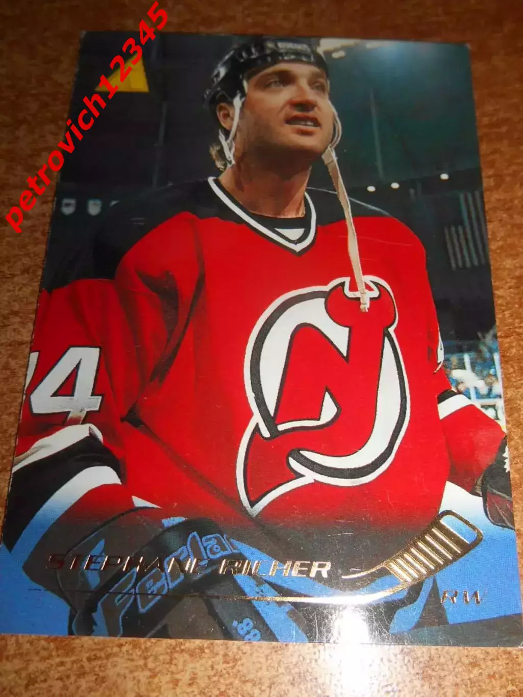 футбол. карточка = 35 - Stephane Richer - New Jersey Devils