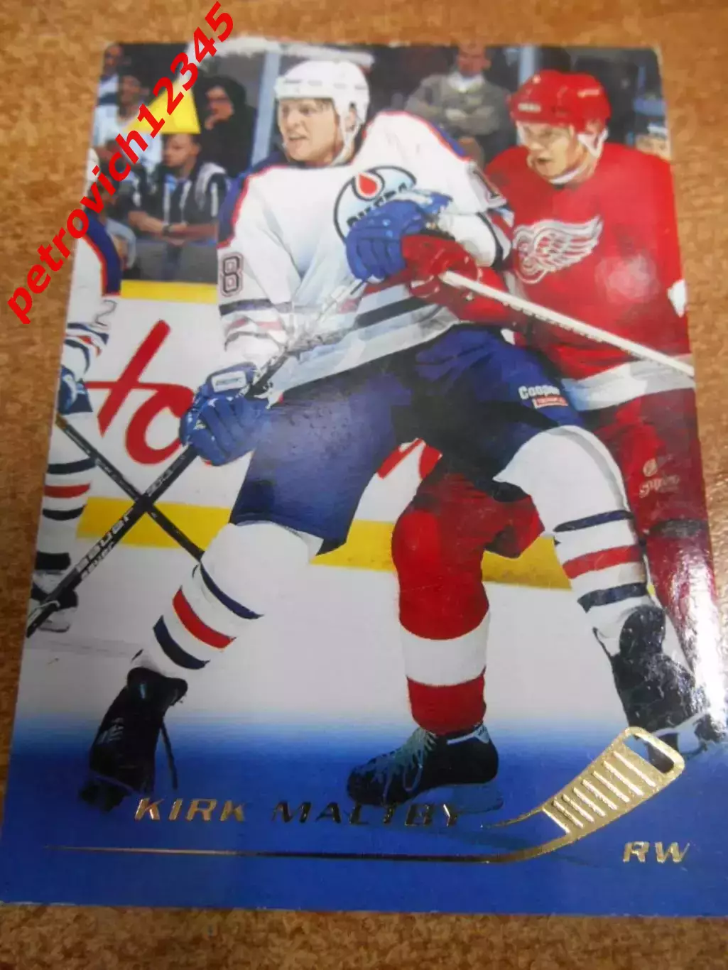 футбол. карточка = 126 - Kirk Maltby - Edmonton Oilers