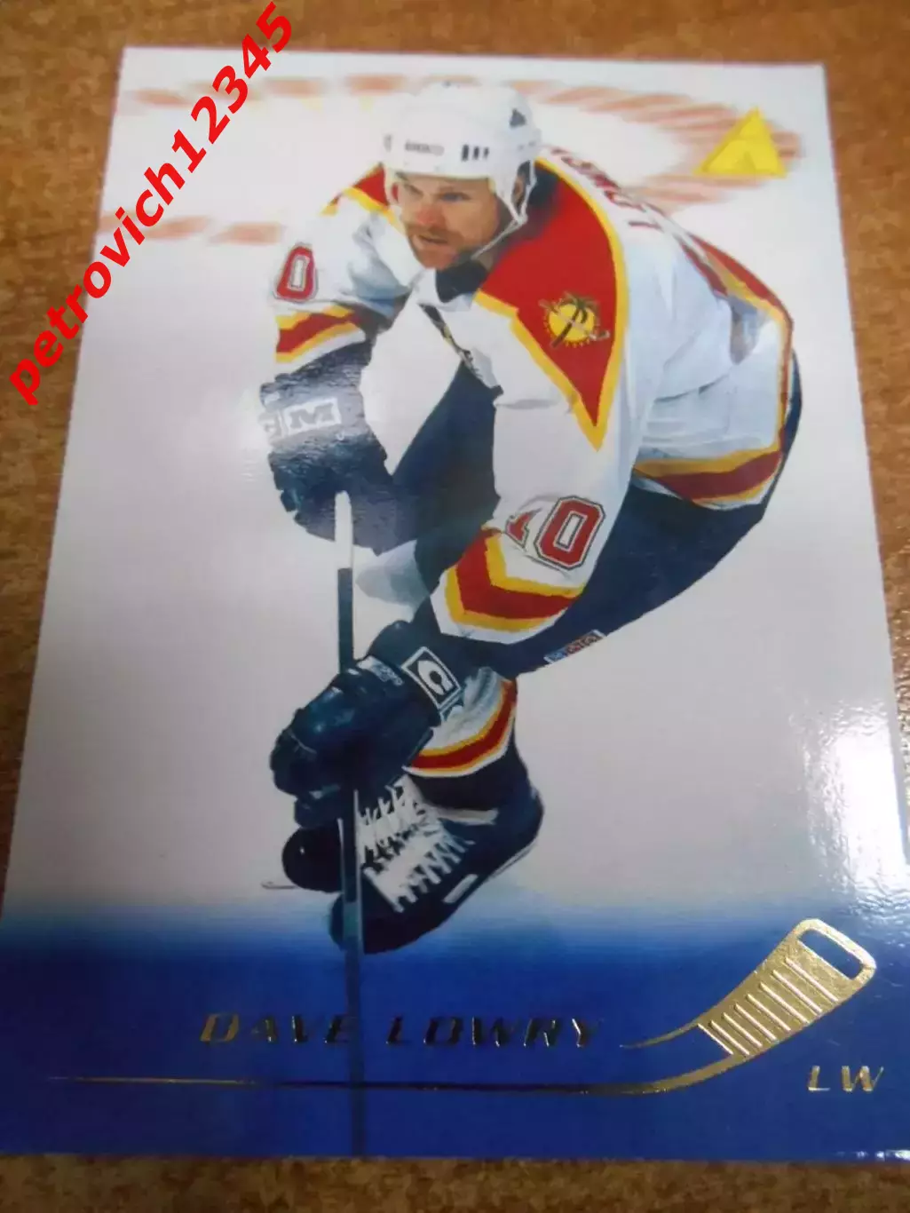 футбол. карточка = 199 - Dave Lowry - Florida Panthers