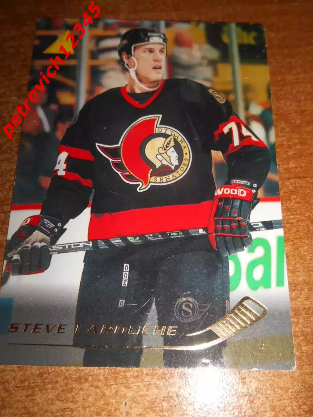 футбол. карточка = 209 -Steve Larouche - Ottawa Senators