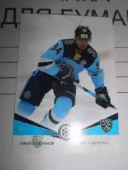 футбол. карточка = SIB-004 Никита Ефремов Сибирь Новосибирская область