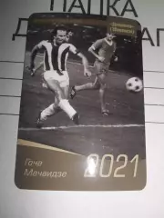 календарик - Гоча Мачаидзе Динамо Тбилиси 2021г