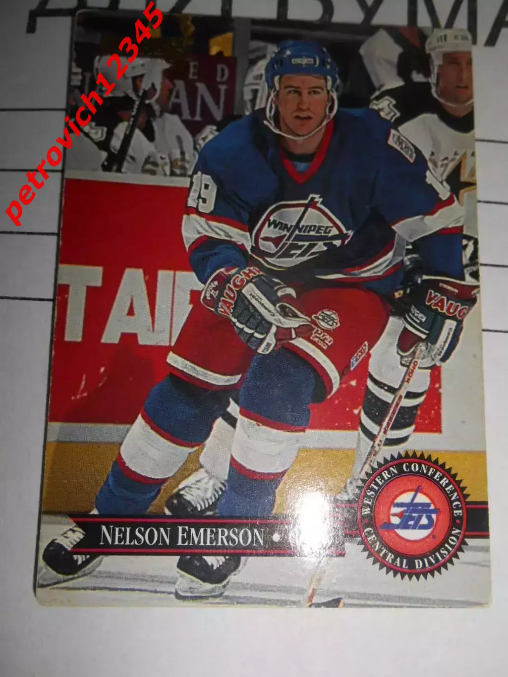 карточка = 7 - Nelson Emerson - Winnipeg Jets