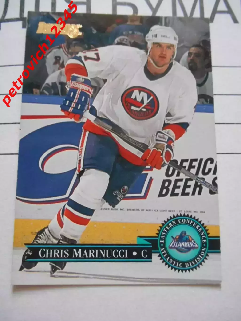 карточка = 6 - Chris Marinucci RC - New York Islanders
