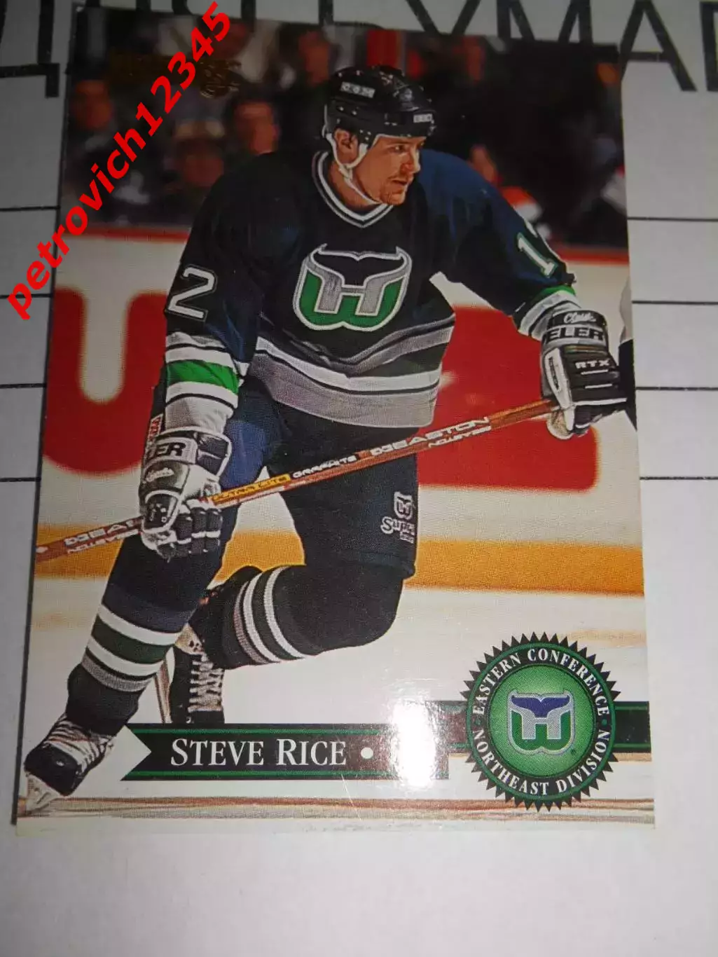 карточка = 81 - Steven Rice - Hartford Whalers