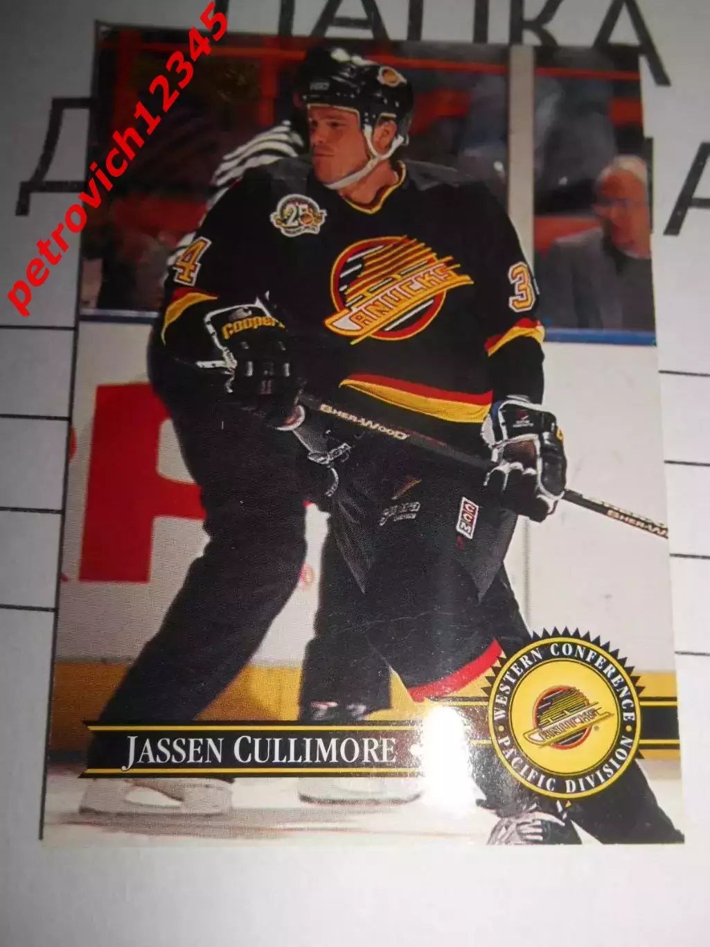 карточка = 175 - Jassen Cullimore - Vancouver Canucks