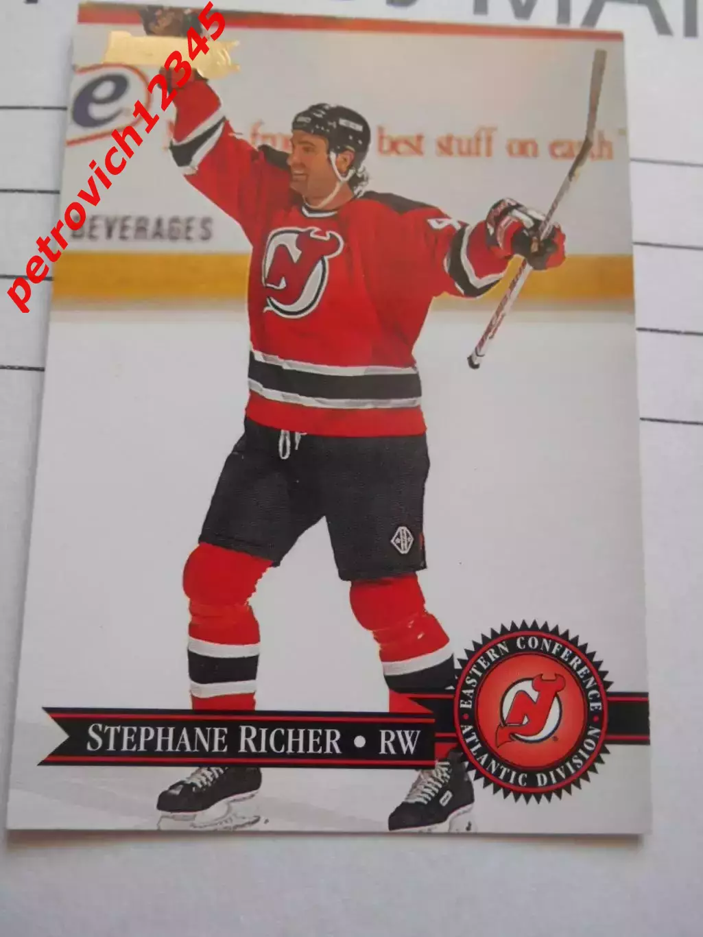 карточка = 178 - Stephane Richer - New Jersey Devils