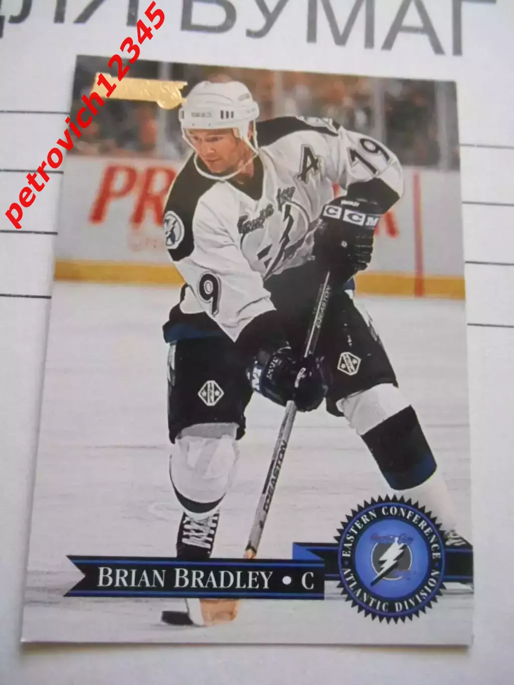 карточка = 139 - Brian Bradley - Tampa Bay Lightning