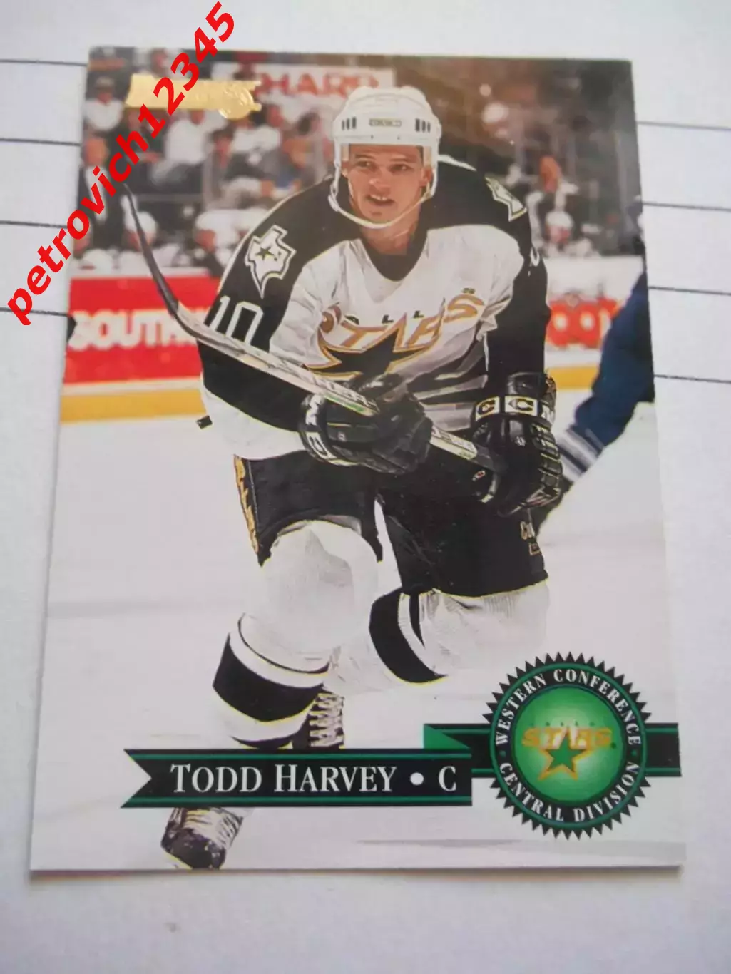 карточка = 103 - Todd Harvey - Dallas Stars