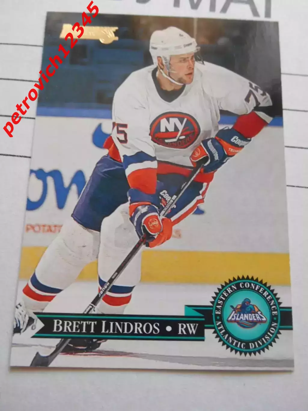 карточка = 174 - Brett Lindros - New York Islanders
