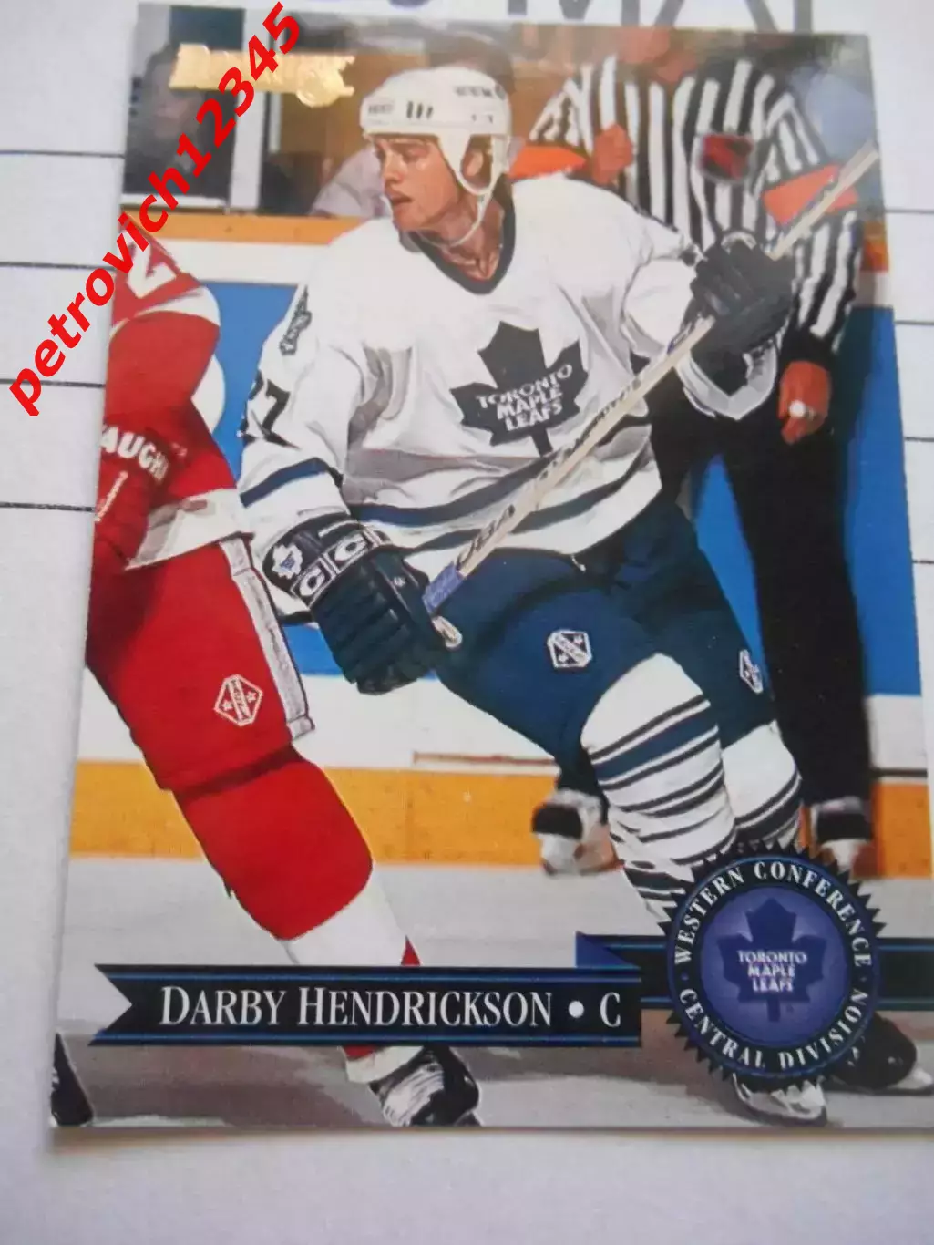 карточка = 184 - Darby Hendrickson - Toronto Maple Leafs