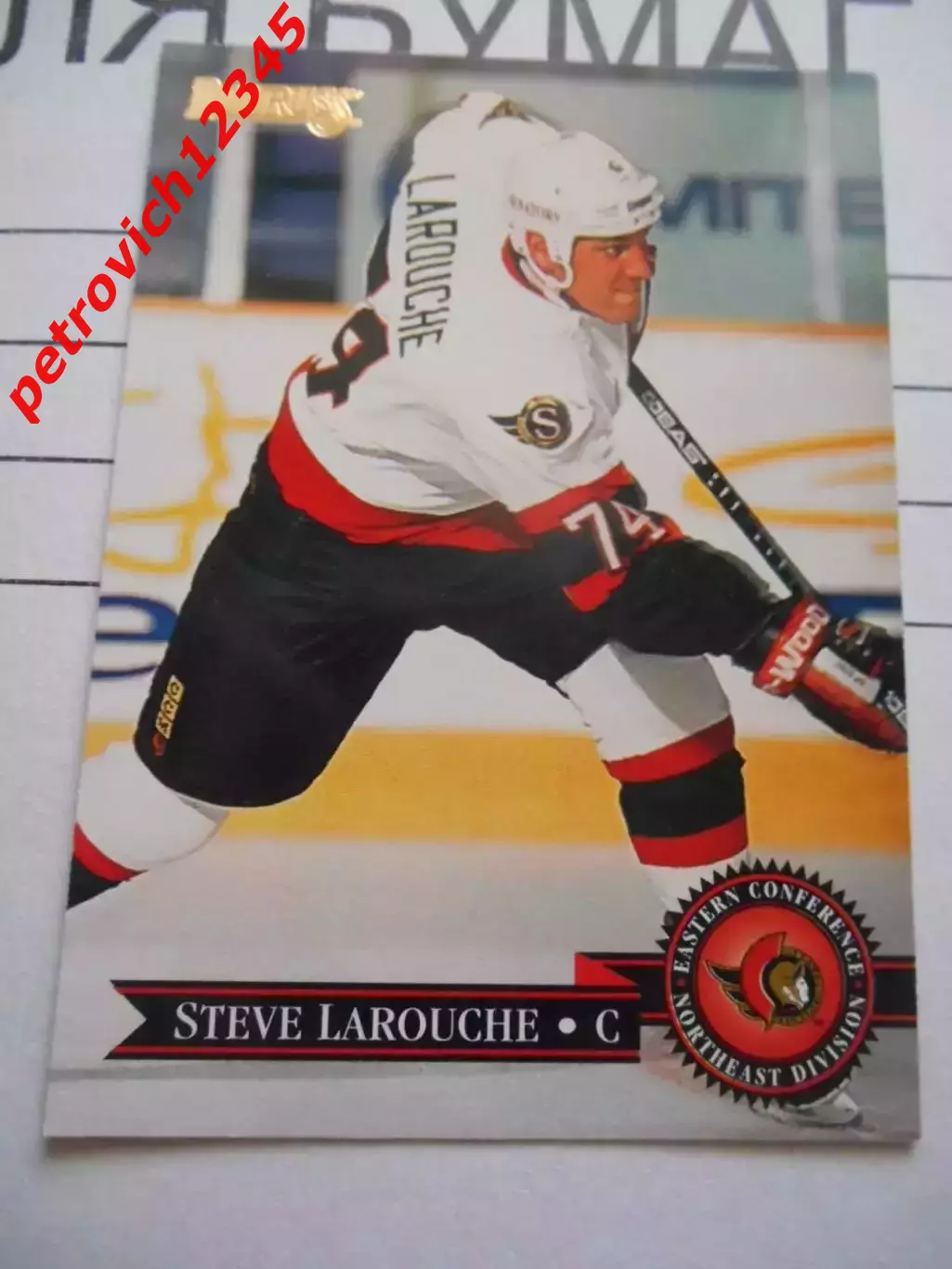 карточка = 39 - Steve Larouche - Ottawa Senators