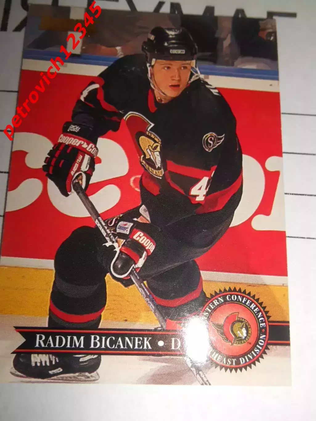 карточка = 15 - Radim Bicanek - Ottawa Senators