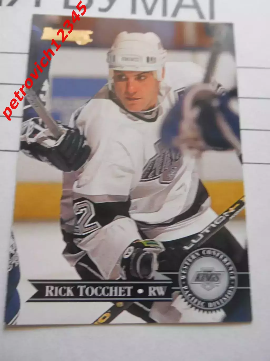 карточка = 41 - Rick Tocchet - Los Angeles Kings