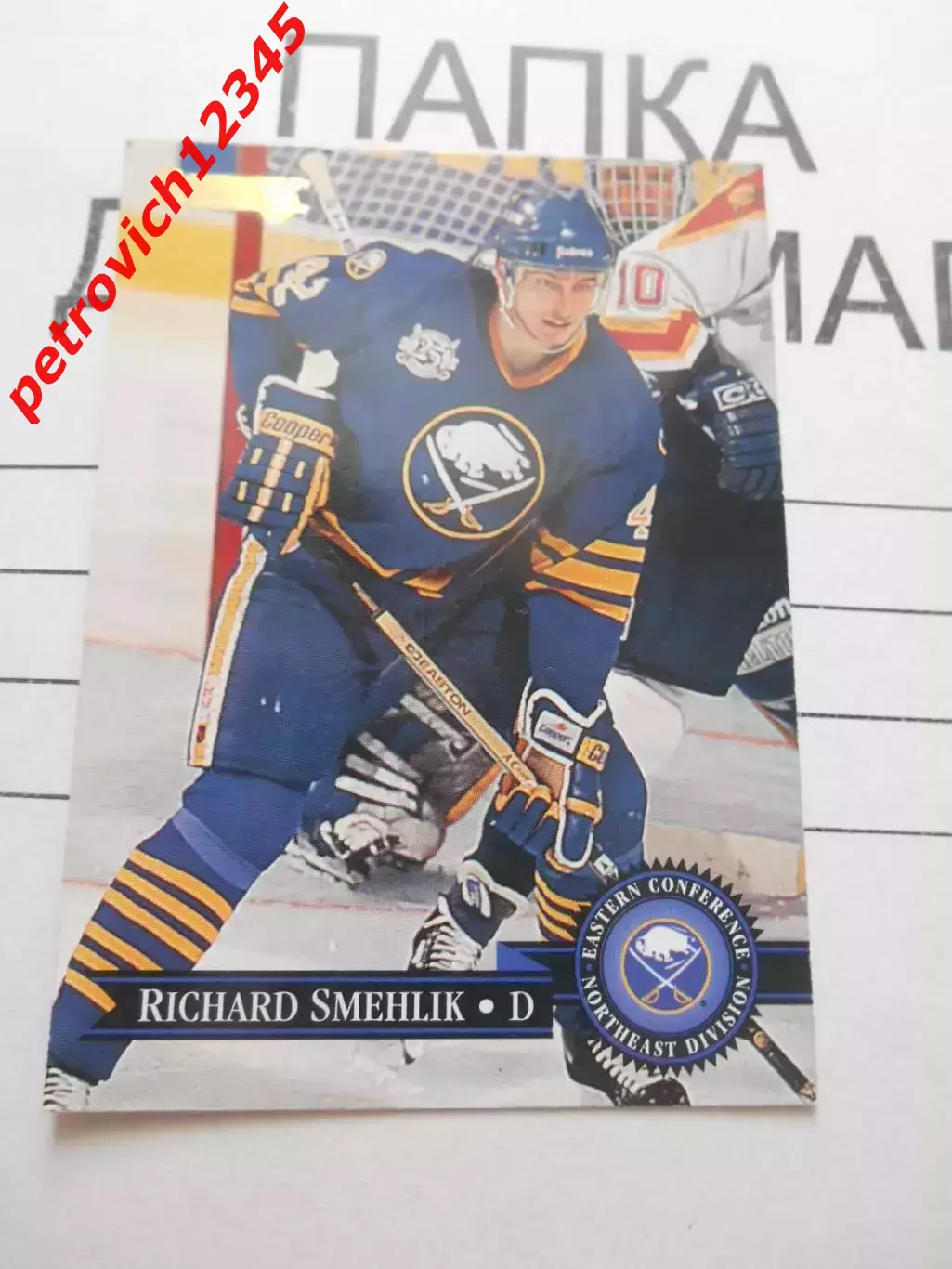 карточка = 76 - Richard Smehlik - Buffalo Sabres