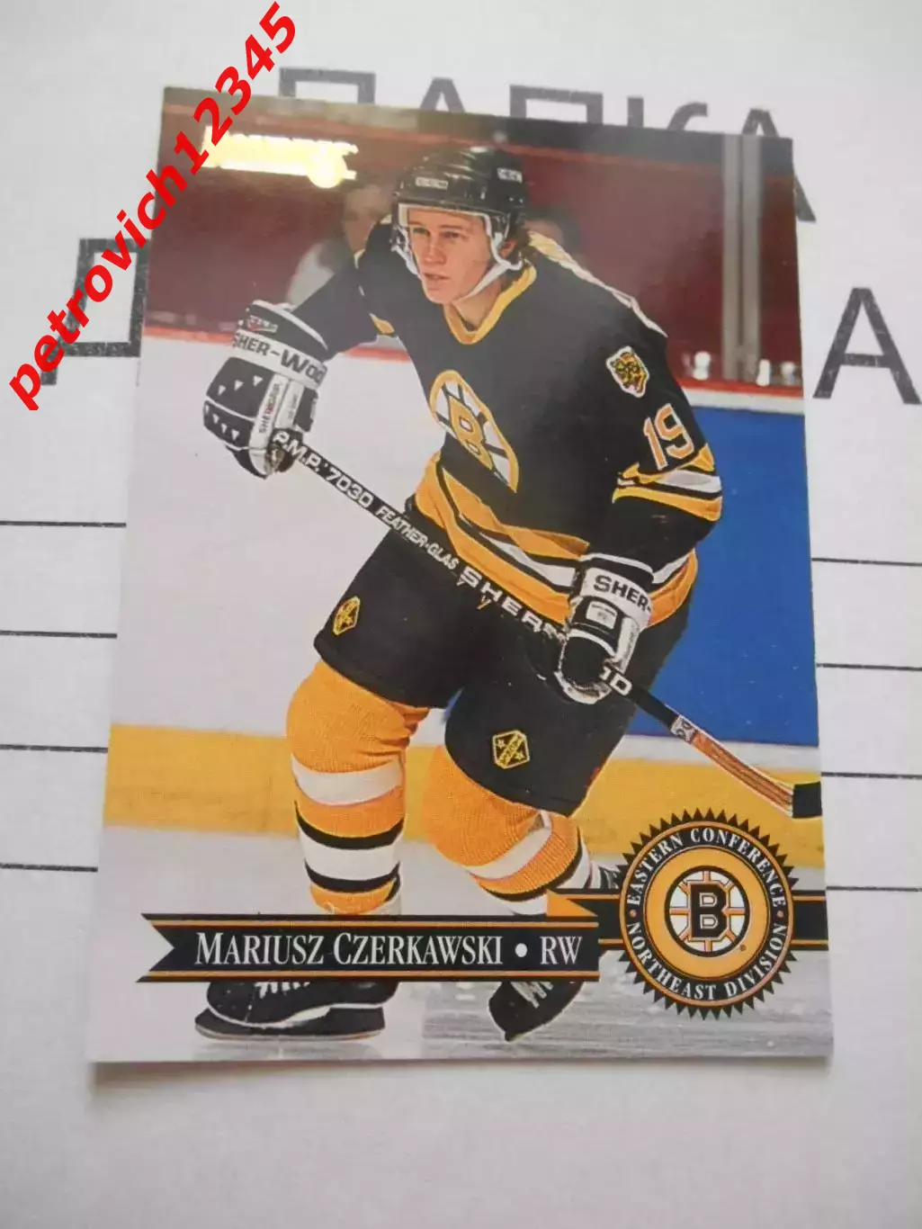 карточка = 21 - Mariusz Czerkawski - Boston Bruins