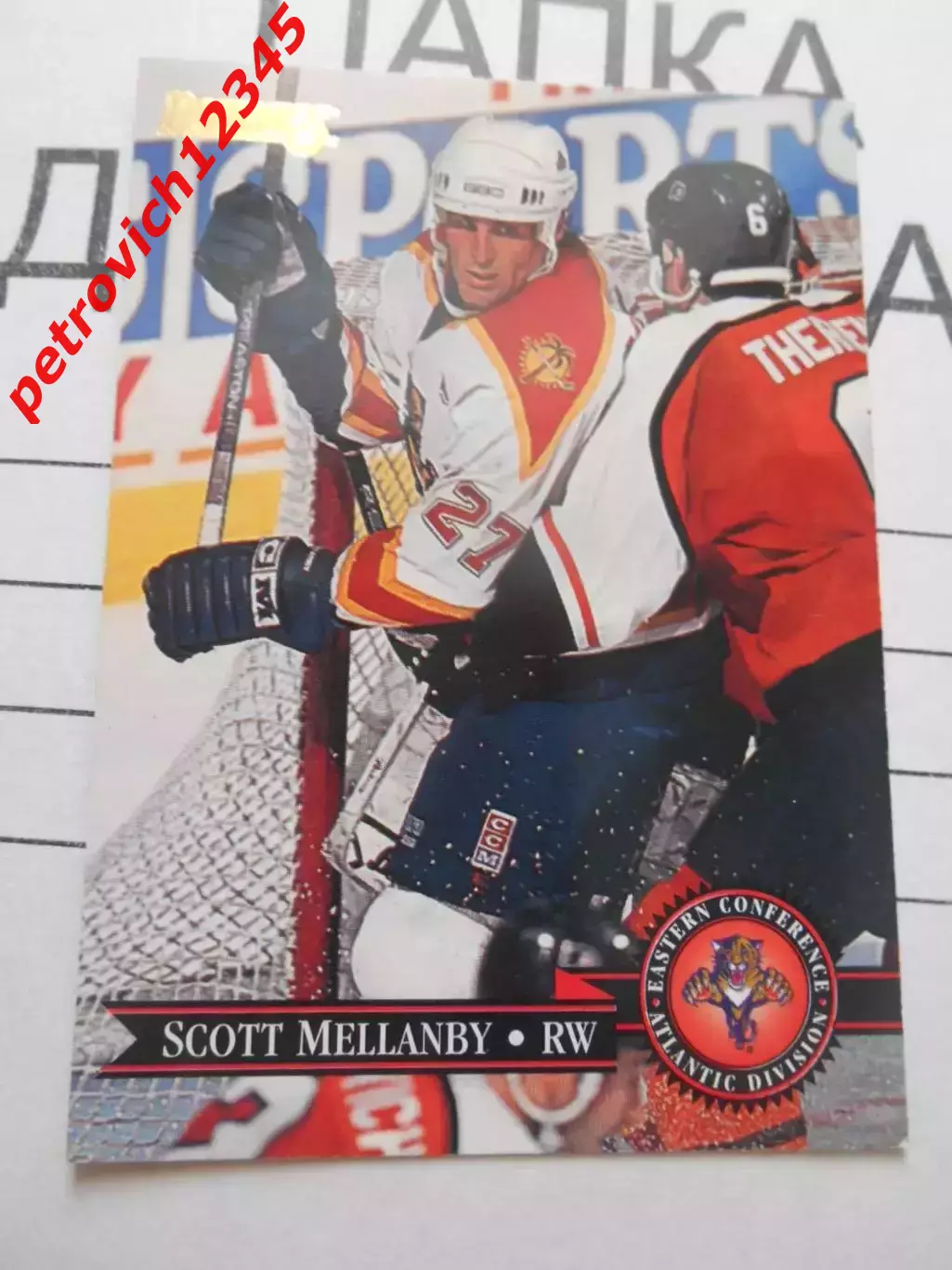 карточка = 37 - Scott Mellanby - Florida Panthers