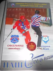 Сибсельмаш Новосибирск - Родина Киров - 15 ноября 2018г