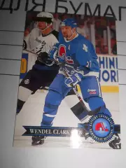 карточка = 193 - Wendel Clark - Quebec Nordiques