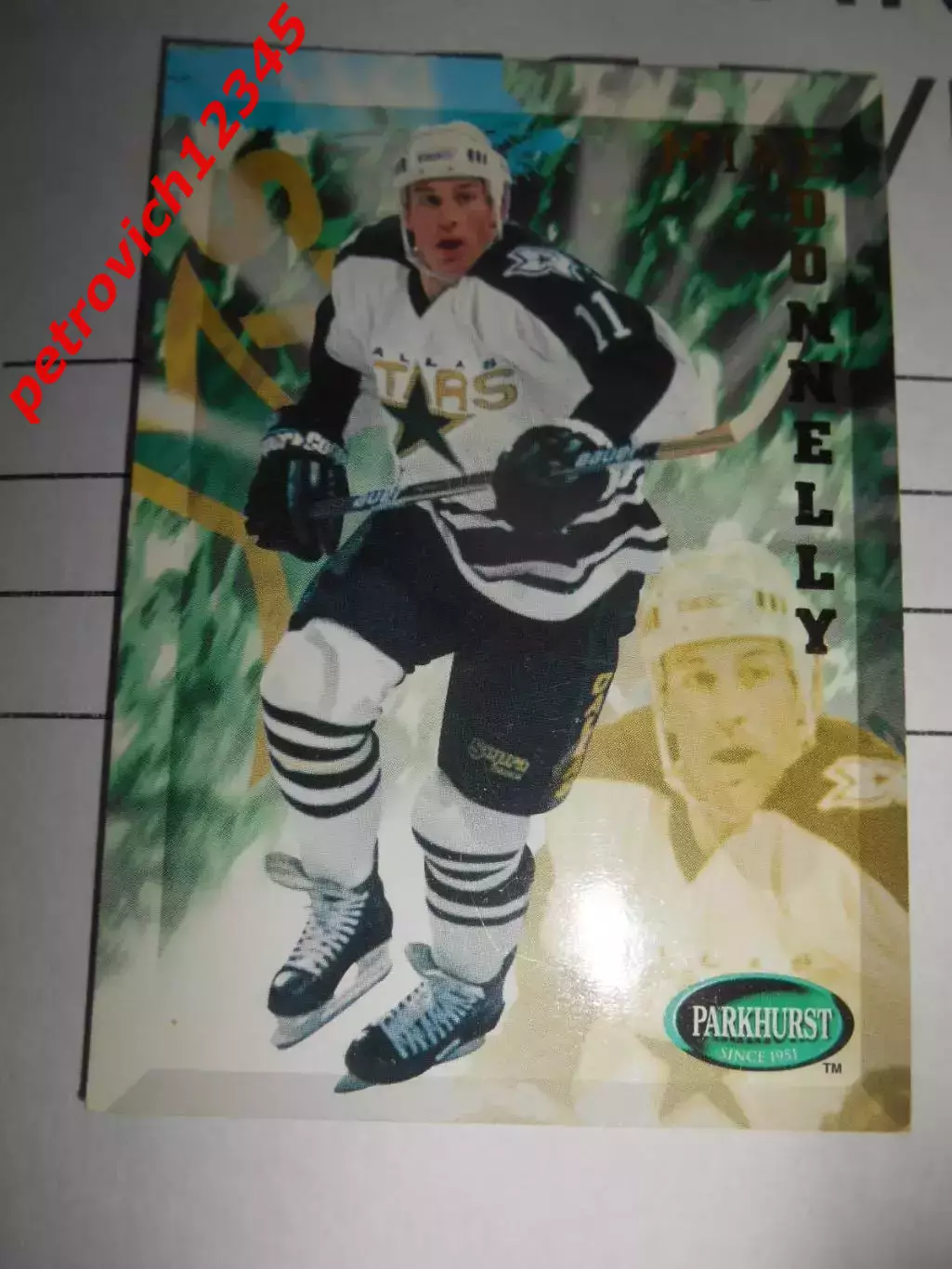 хоккей.карточка - 57- Mike Donnelly - Dallas Stars