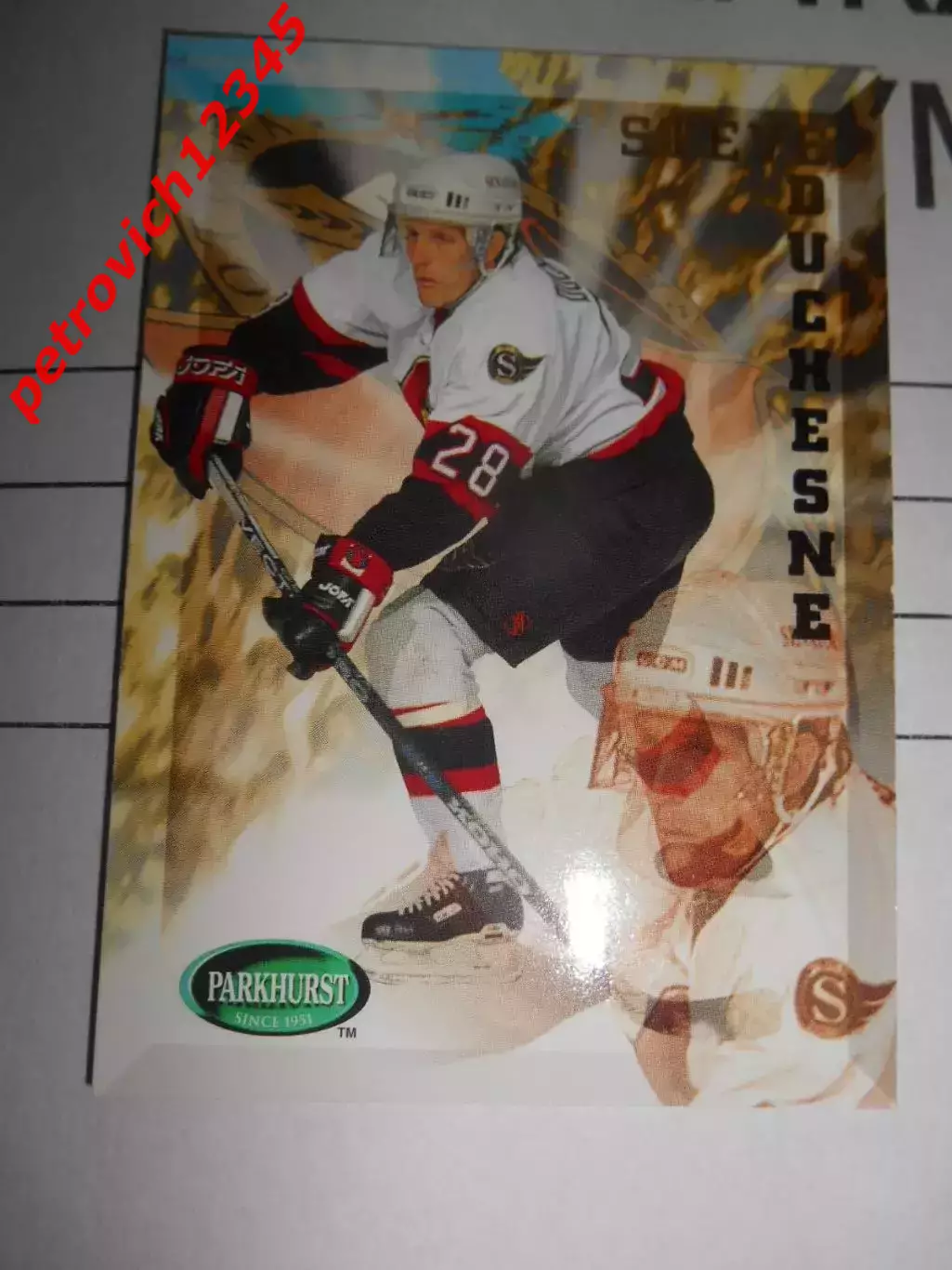 хоккей.карточка - 153 - Steve Duchesne - Ottawa Senators