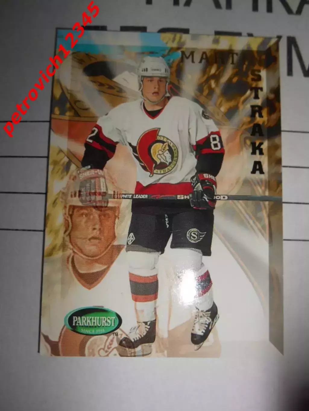 хоккей.карточка - 145 - Martin Straka - Ottawa Senators