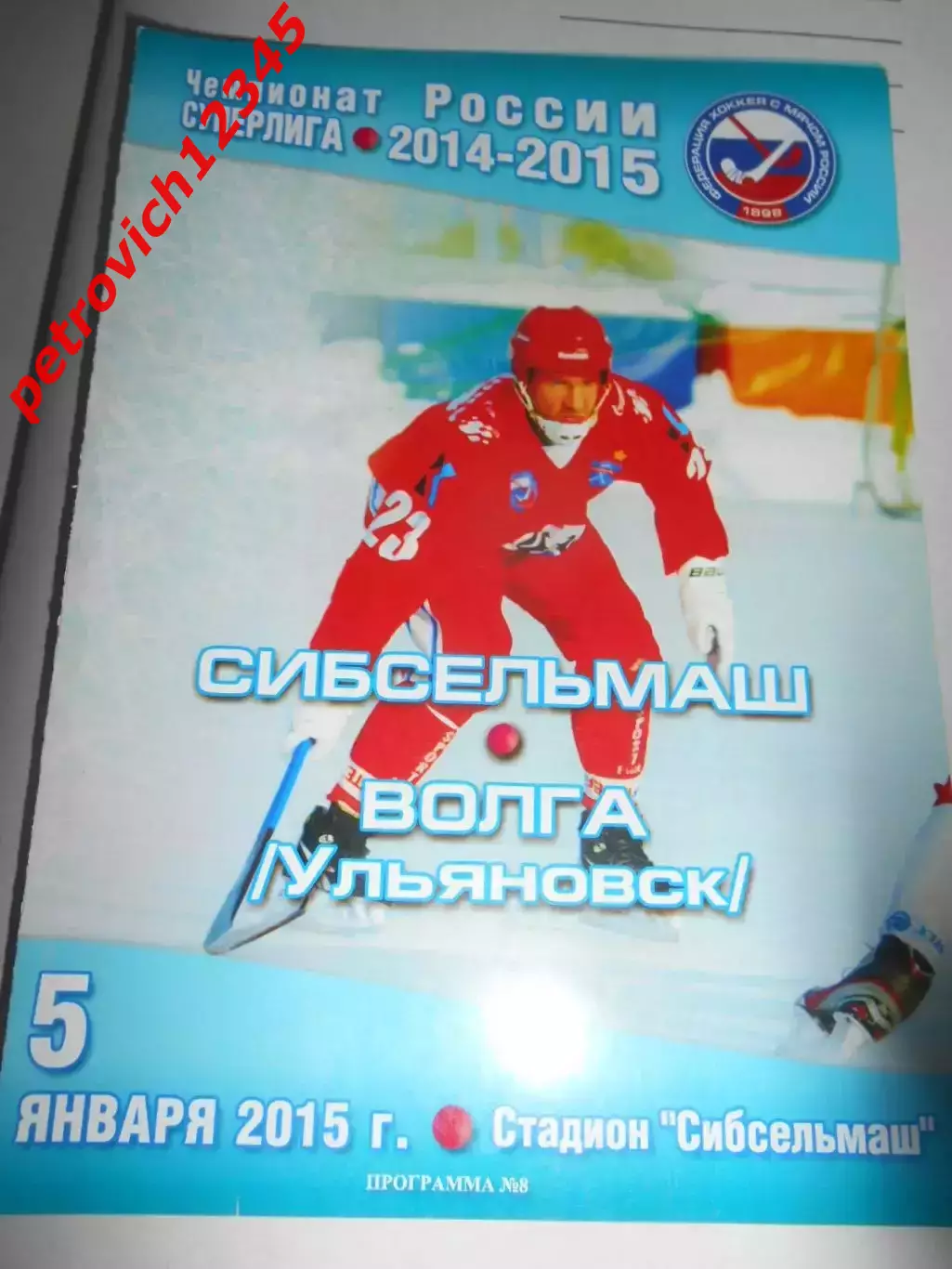 Сибсельмаш Новосибирск - Волга Ульяновск - 05 января 2015г