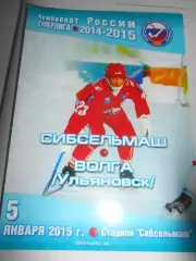 Сибсельмаш Новосибирск - Волга Ульяновск - 05 января 2015г