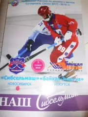 Сибсельмаш Новосибирск - Байкал - Энергия Иркутск - 05 января 2018 г