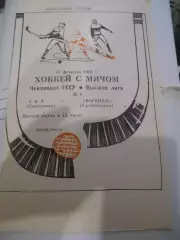 СКА Свердловск - Вымпел Калининград - 17 февраля 1985г