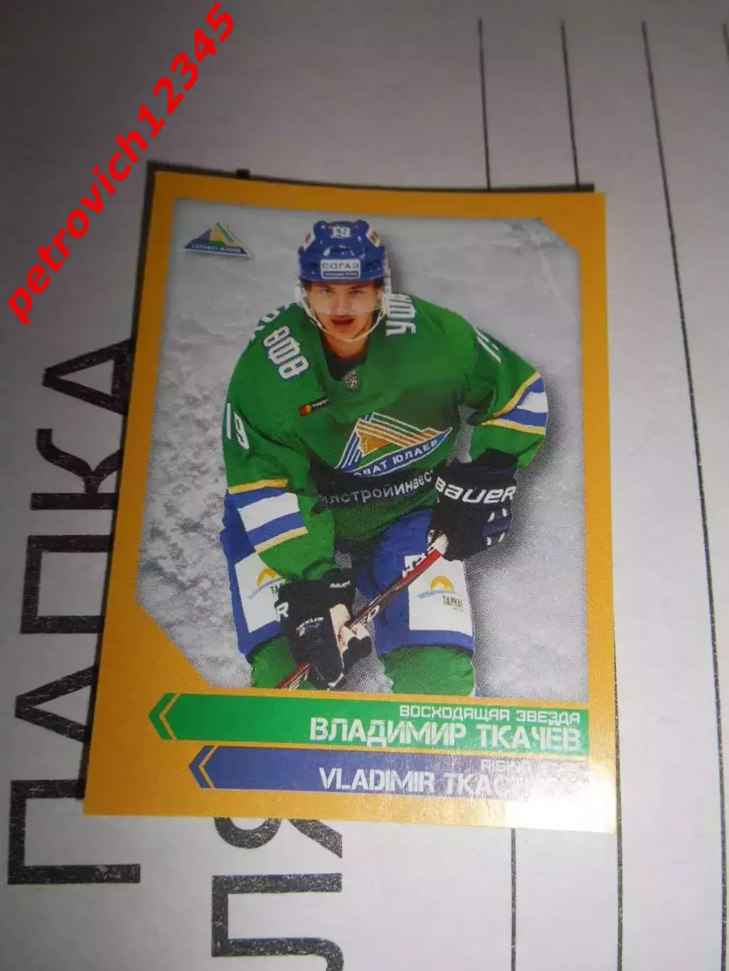 PANINI КХЛ 2018-2019 = 443 - Владимир Ткачев (Салават Юлаев Уфа)
