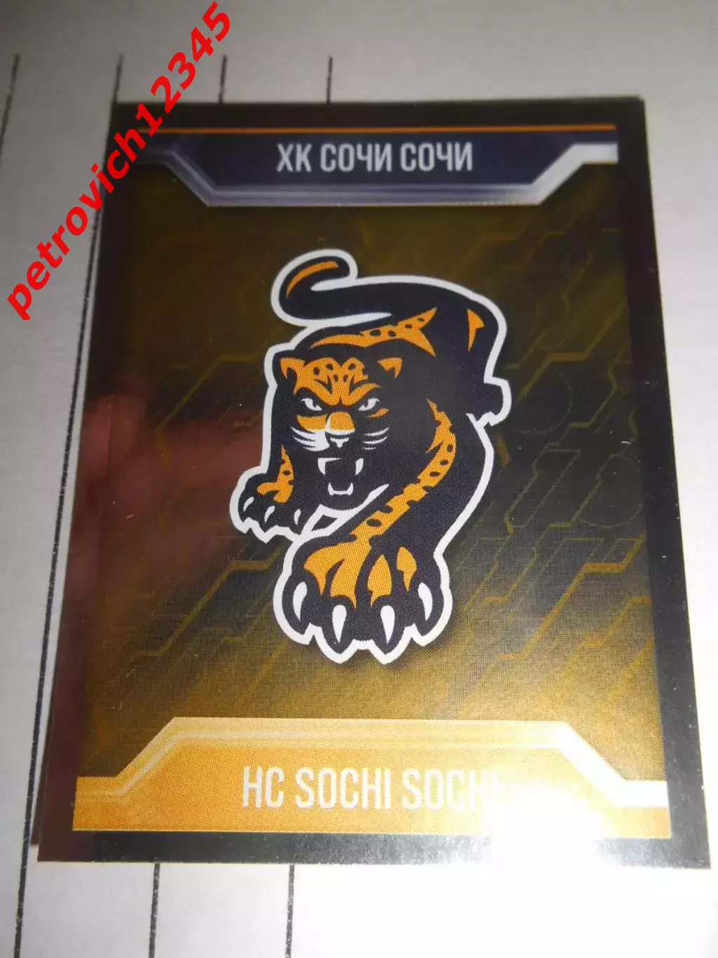 PANINI КХЛ 2019-2020 = 175 - Логотип команды (ХК Сочи Сочи)