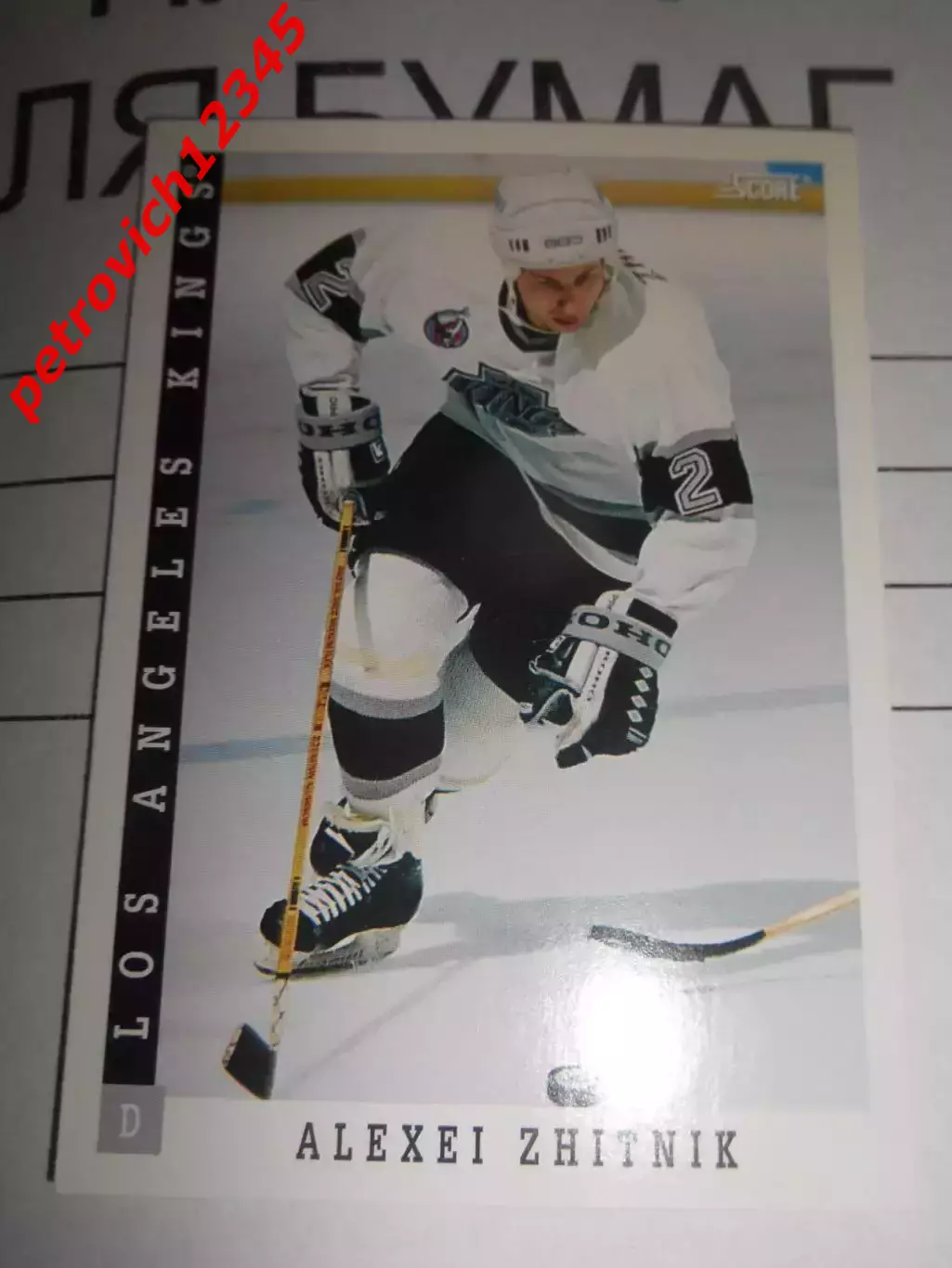 карточка = 1993-94 Score - 148 - Alexei Zhitnik - Los Angeles Kings