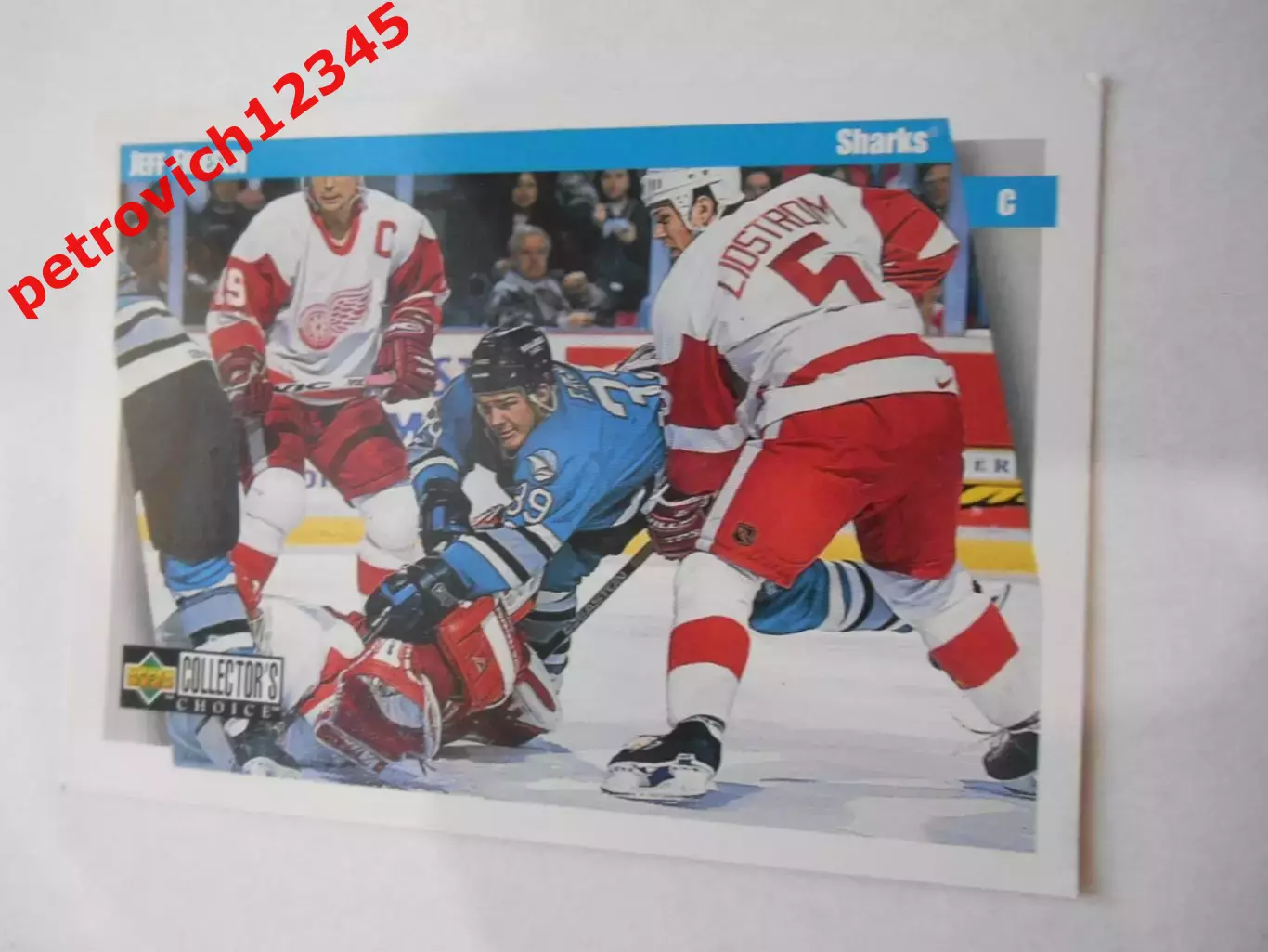 карточка = 1997-98 Collector's Choice - 215 - Jeff Friesen - San Jose Sharks