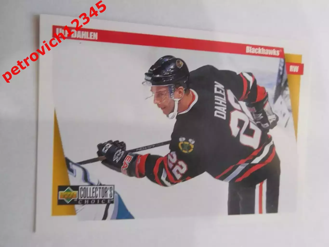 карточка = 1997-98 Collector's Choice - 48 - Ulf Dahlen - Chicago Blackhawks
