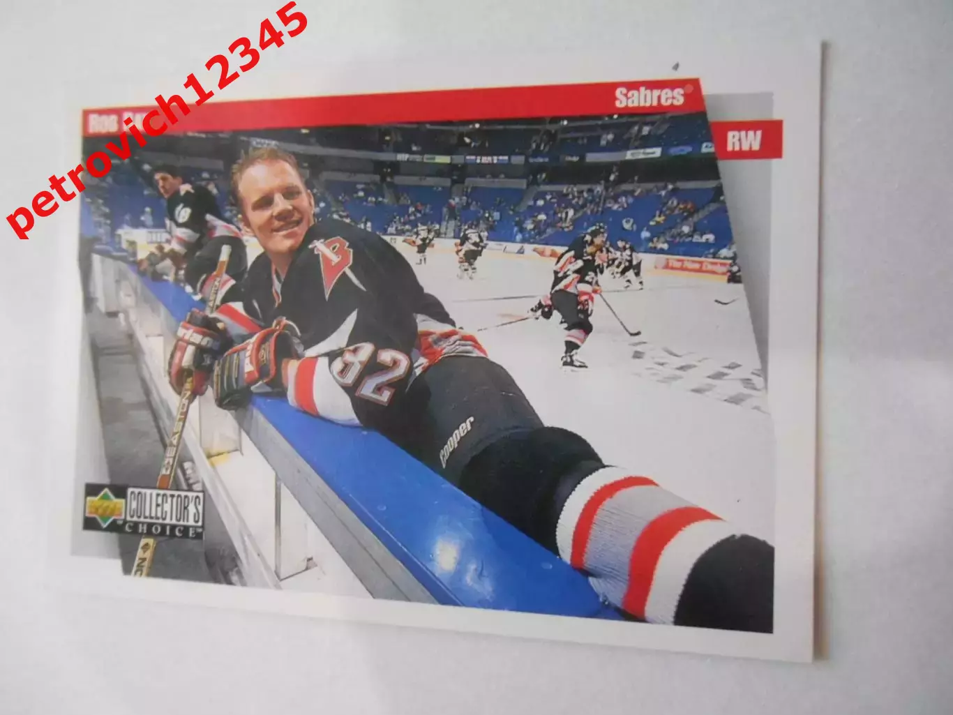 карточка = 1997-98 Collector's Choice - 23 - Rob Ray - Buffalo Sabres